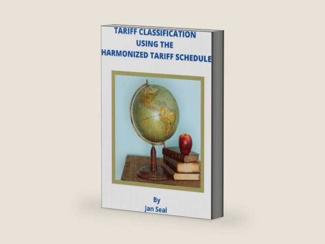 Tariff Classification Using the Harmonized Tariff Schedule by Jan Seal | barcode:9798676928544 | source:'9798676928544-right-three-quarter.jpg