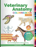 Veterinary Anatomy Coloring Book: Animal Anatomy and Veterinary Physiology Coloring Book Vet Tech by Summer Q. S. Parks | barcode:9798689270890 | source:'9798689270890.jpg