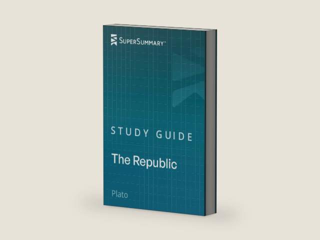 Study Guide: The Republic by Plato (SuperSummary) by SuperSummary | barcode:9798743012633 | source:'9798743012633-right-three-quarter.jpg