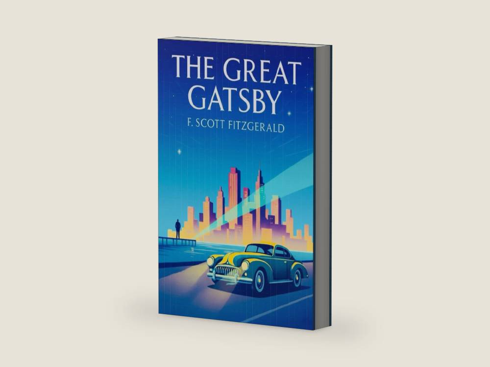 The Great Gatsby: The Original 1925 Edition (A F. Scott Fitzgerald Classic Novel) by F. Scott Fitzgerald | barcode:9798745274824 | source:'9798745274824-right-three-quarter.jpg
