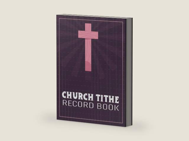 Church Tithe Record Book: Church Finance Record Book Keeps you Organized. Track Your Donations Perfect For Churches And Other Nonprofit Organizations by Lindachurch Press | barcode:9798774944798 | source:'9798774944798-right-three-quarter.jpg