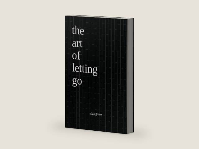 the art of letting go: poetry by aliza grace | barcode:9798792215535 | source:'9798792215535-right-three-quarter.jpg