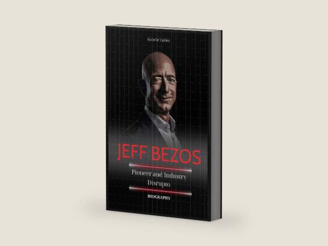 Jeff Bezos Biography: Pioneer and Industry Disruptor by Isabelle Valdez | barcode:9798852259325 | source:'9798852259325-right-three-quarter.jpg