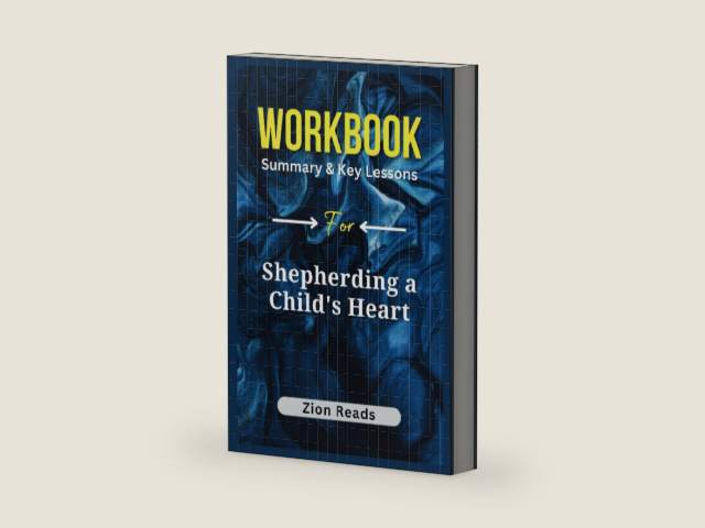Workbook For Shepherding a Child's Heart: An implementation guide to Tedd Tripp's Book by Zion Reads | barcode:9798861080477 | source:'9798861080477-right-three-quarter.jpg