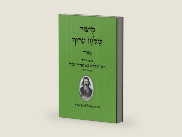 קיצור שולחן ערוך: מנוקד (Hebrew Edition) by הגאוןרבינו רבי שלמה גאנצפריד מאונגוואר זצ"ל | barcode:9798861805315 | source:'9798861805315-right-three-quarter.jpg