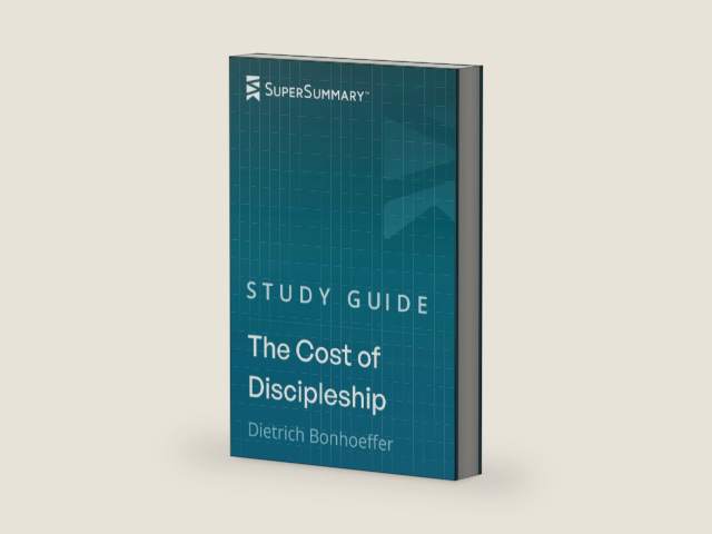 Study Guide: The Cost of Discipleship by Dietrich Bonhoeffer (SuperSummary) by SuperSummary | barcode:9798864531457 | source:'9798864531457-right-three-quarter.jpg