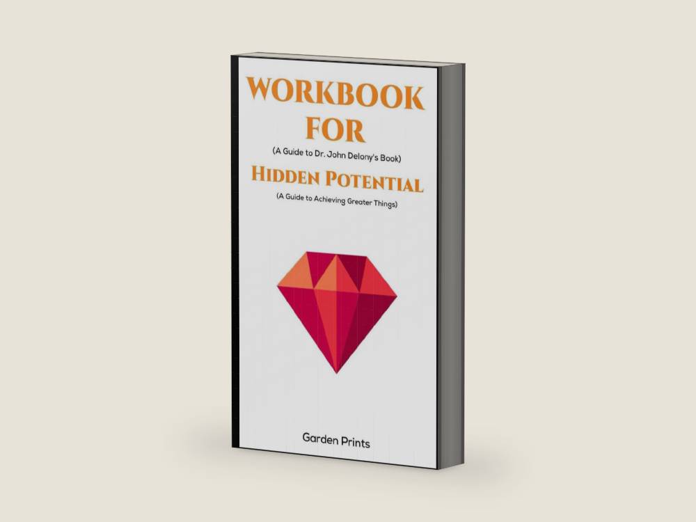 Workbook for Hidden Potential by Adam Grant: A Guide to Achieving Greater THings by Garden Prints | barcode:9798868105852 | source:'9798868105852-right-three-quarter.jpg