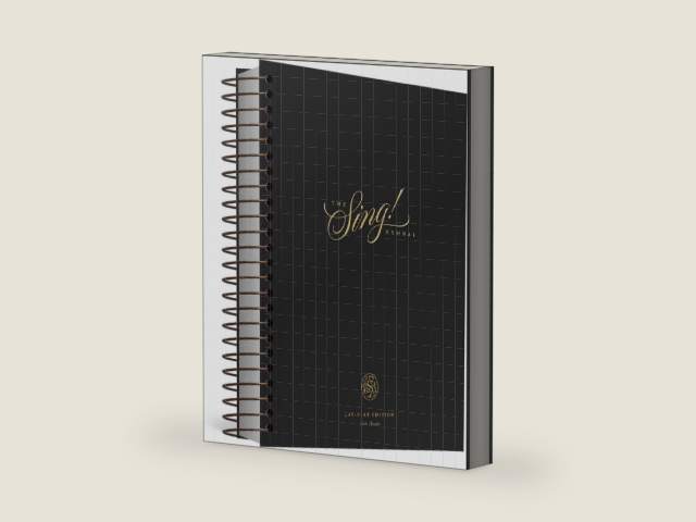 The Sing! Hymnal, Lay-Flat Edition with Chords by Keith Getty | barcode:9798874902643 | source:'9798874902643-right-three-quarter.jpg