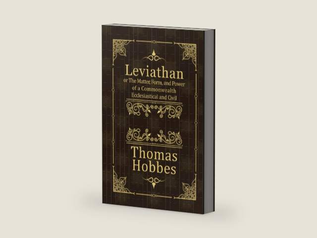 Leviathan: or The Matter, Form, and Power of a Commonwealth Ecclesiastical and Civil (Complete, Modernised) by Thomas Hobbes | barcode:9798877585850 | source:'9798877585850-right-three-quarter.jpg