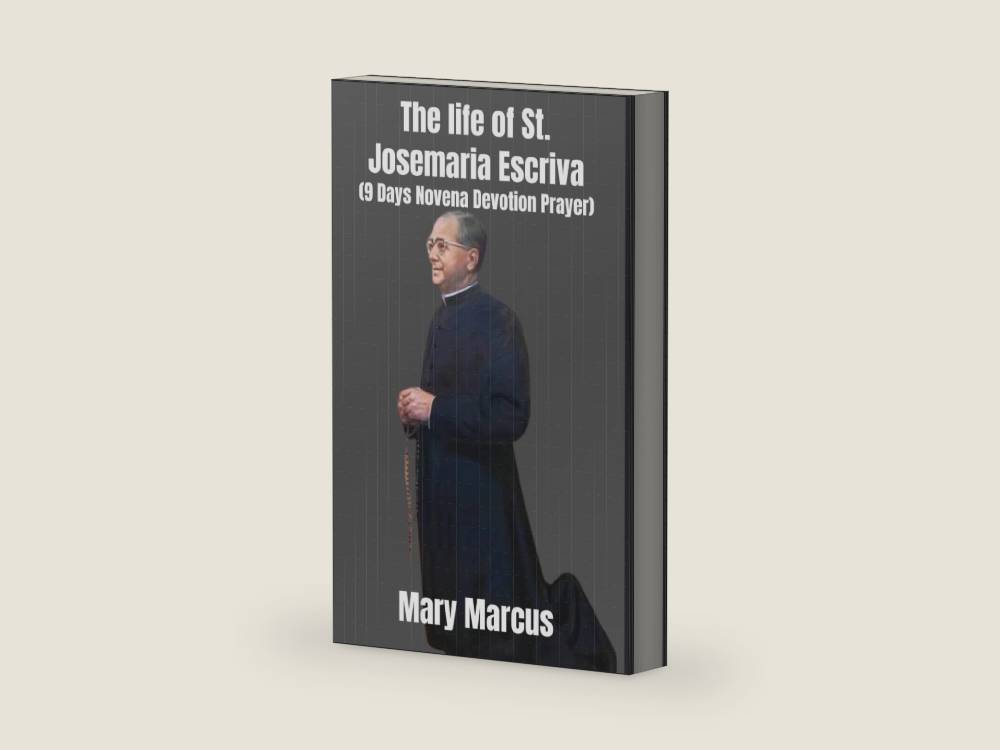 Thr life of St. Josemaria Escriva: Sacred pathways/9 Days Novena Devotion by Mary Marcus | barcode:9798882626487 | source:'9798882626487-right-three-quarter.jpg