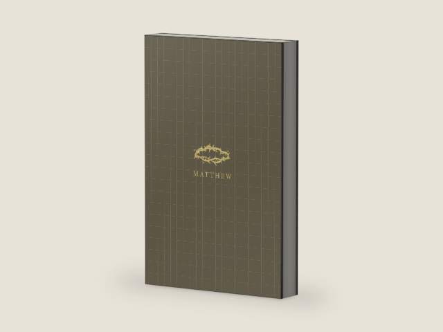 Matthew Bible Study Journal | In the Word Bible Journal | Gospel of Matthew Scripture Writing Notebook & Devotional Workbook with Chapter-by-Chapter Guided Reflections by Joel Beeke | barcode:9798886860818 | source:'9798886860818-right-three-quarter.jpg