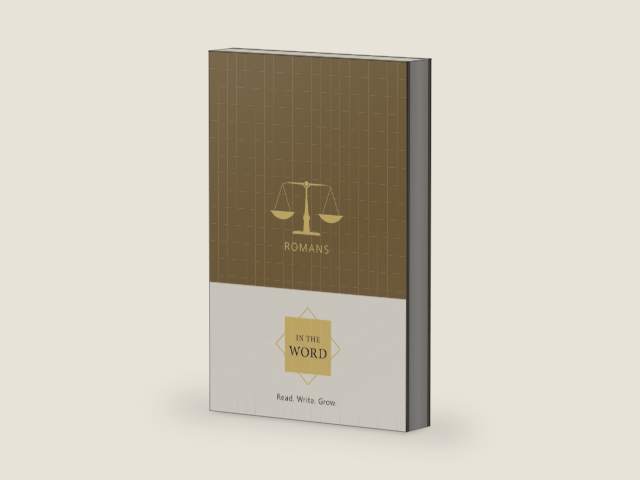 Romans Bible Study Journal | In the Word Bible Journal | Chapter-by-Chapter Scripture Writing Notebook & Devotional Workbook with Guided Reflections for Personal or Group Bible Study by Joel R. Beeke | barcode:9798886861686 | source:'9798886861686-right-three-quarter.jpg