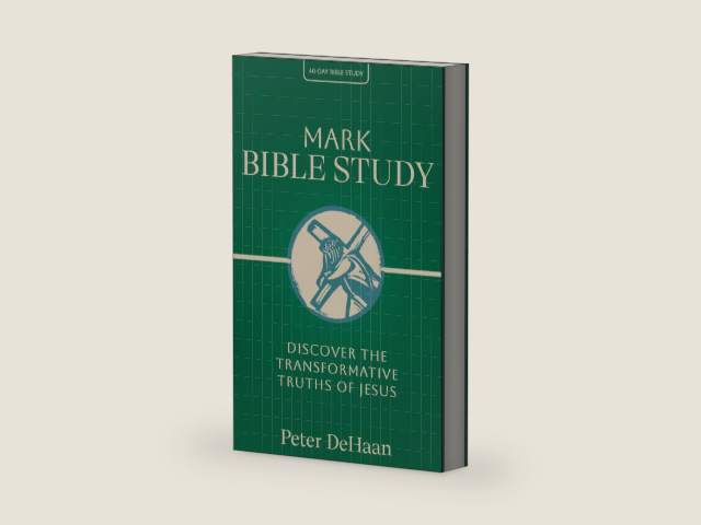 Mark Bible Study: Discover the Transformative Truths of Jesus (40-Day Bible Study Series) by Peter DeHaan | barcode:9798888091388 | source:'9798888091388-right-three-quarter.jpg