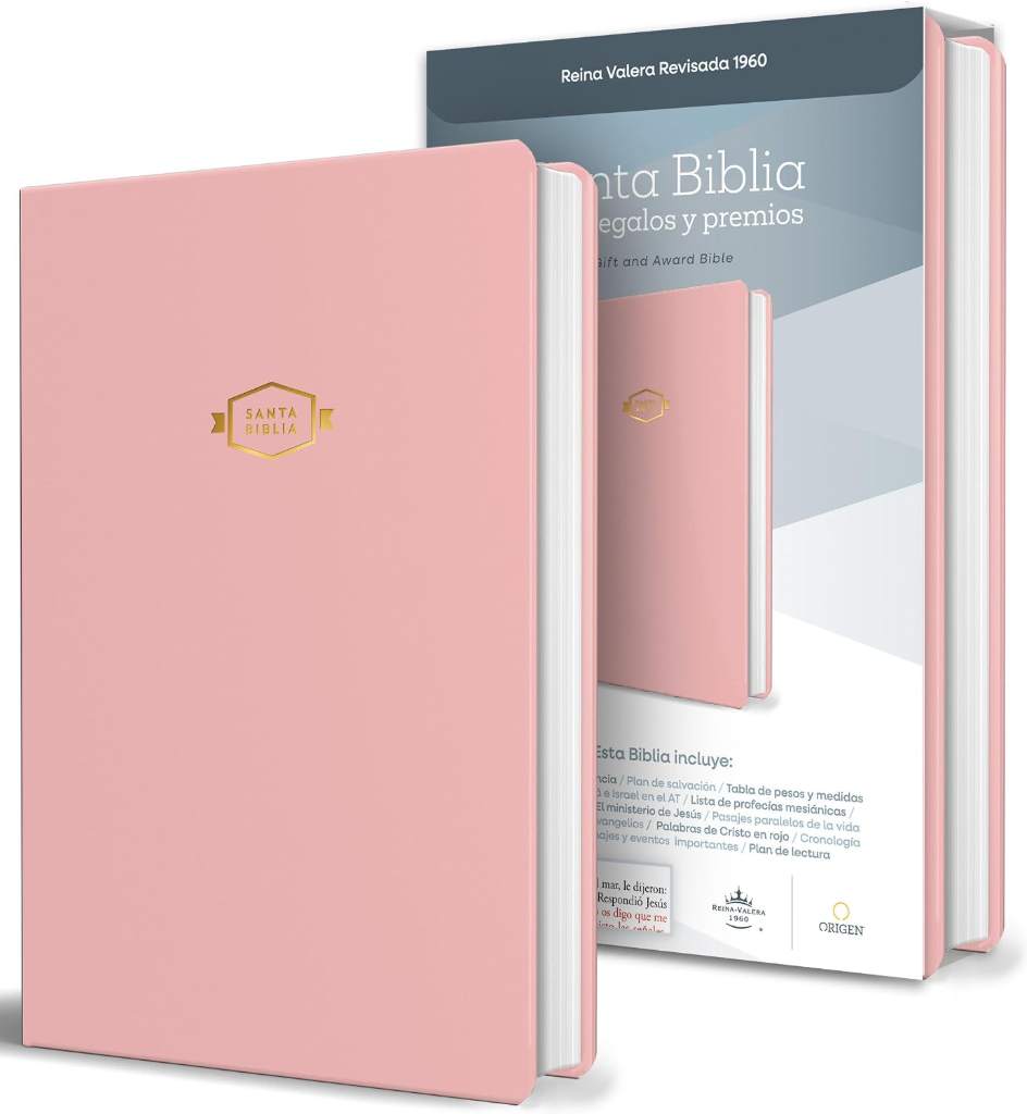 Biblia RVR 1960 para regalos y premios, rosada / Spanish Bible RVR 1960 Gift and Award Bible Pink (Spanish Edition) by Reina Valera Revisada 1960 | barcode:9798890985033 | source:'9798890985033.jpg