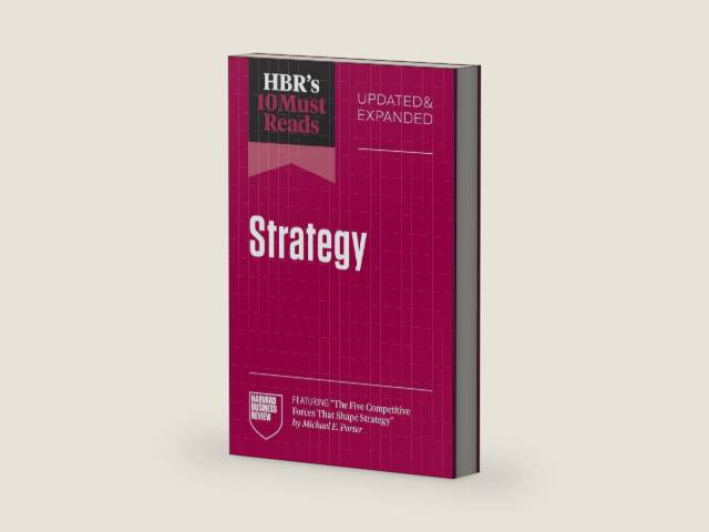 HBR's 10 Must Reads on Strategy, Updated and Expanded (featuring "The Five Competitive Forces That Shape Strategy" by Michael E. Porter) by Harvard Business Review | barcode:9798892791731 | source:'9798892791731-right-three-quarter.jpg