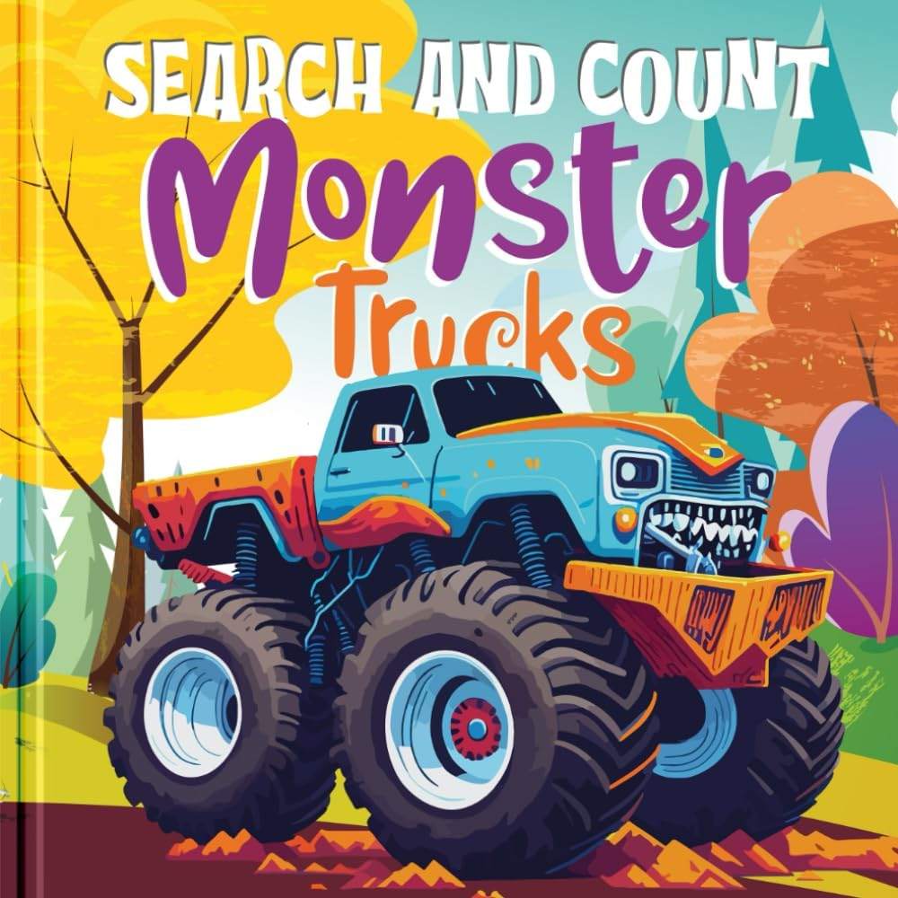 Search and Count Monster Trucks! I Spy Book for Kids Ages 2-5: Preschool Activity Book Filled with Counting Challenges, Seek-and-Find Puzzles, and Enjoyable Learning with Fun for Toddlers by Paripure Funtrace | barcode:9798989264902 | source:'9798989264902.jpg