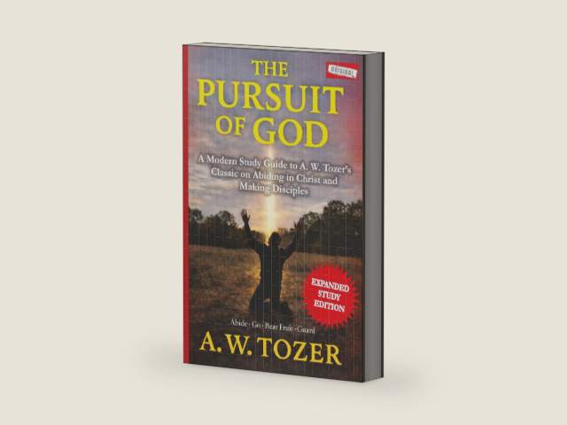 The Pursuit of God (Annotated): A Modern Study Guide to A. W. Tozer's Classic on Abiding in Christ and Making Disciples by A W Tozer | barcode:9798992778090 | source:'9798992778090-right-three-quarter.jpg