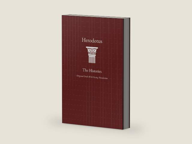 Herodotus, The Histories: Greek Original with Facing Translation by Herodotus | barcode:9798994744826 | source:'9798994744826-right-three-quarter.jpg