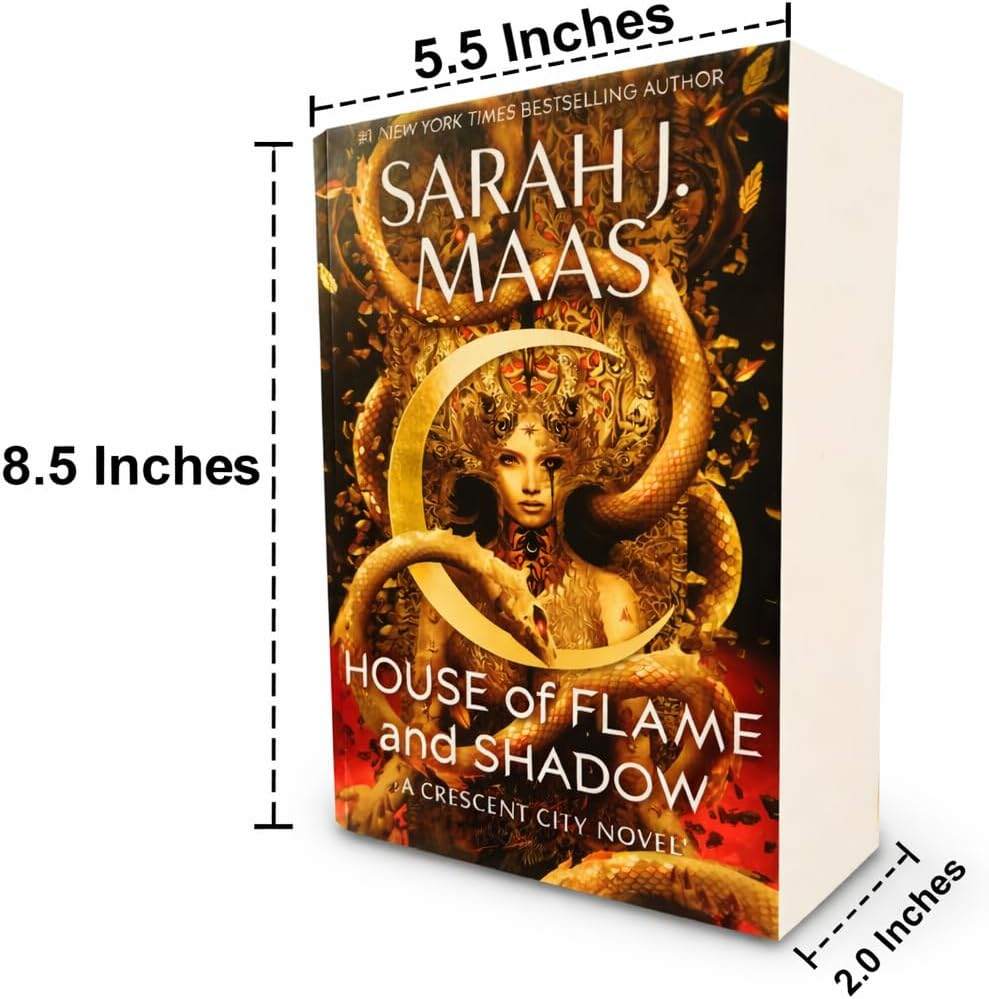 House of Flame and Shadow by Sarah J. Maas – Crescent City Book 3 (Fantasy Romance Novel, Paperback Edition) by Sarah J. Maas | barcode:9798995722045 | source:'9798995722045.jpg
