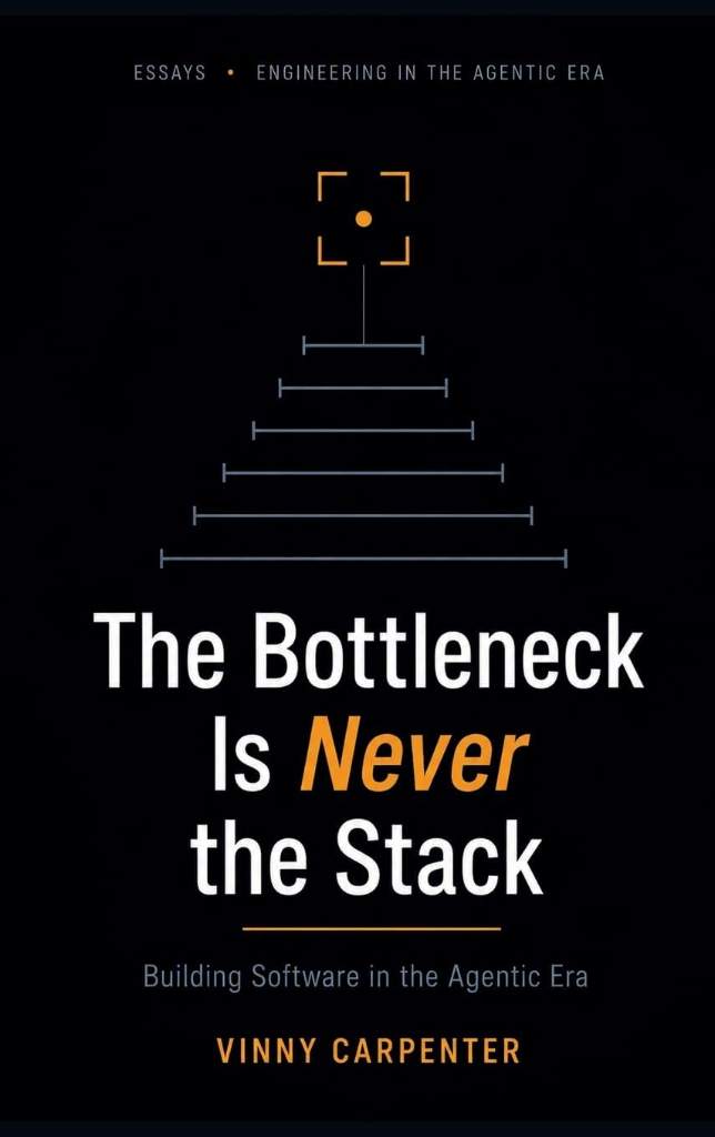 The Bottleneck Is Never the Stack: Building Software in the Agentic Era by Vinny Carpenter | barcode:9798996464029 | source:'9798996464029.jpg