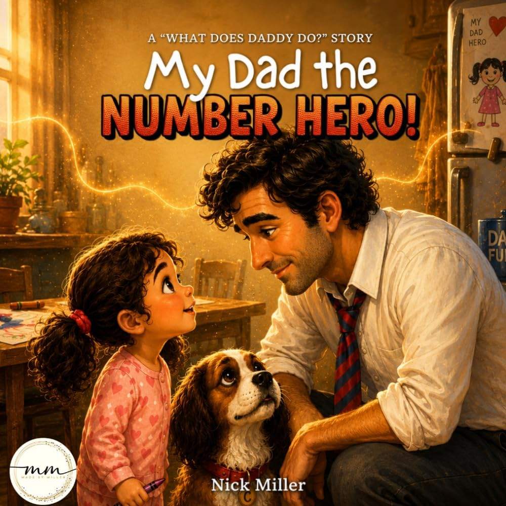 My Dad the Number Hero! by Nicholas Miller | barcode:9798996638604 | source:'9798996638604.jpg