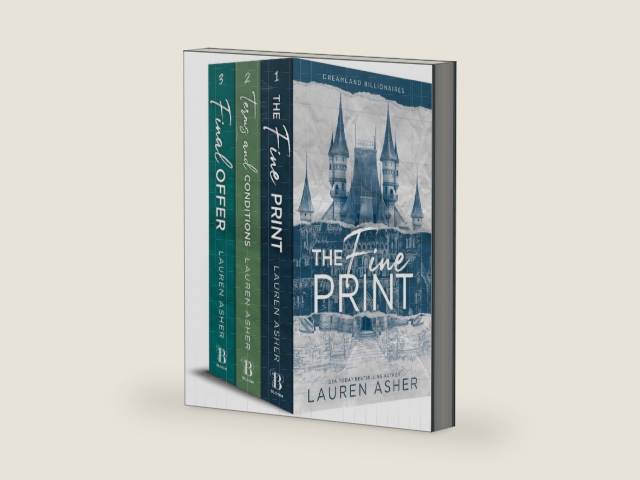The Complete Dreamland Billionaires Romance Collection 3-Book Set (The Fine Print, Terms and Conditions & Final Offer) by Lauren Asher | barcode:9798998582899 | source:'9798998582899-right-three-quarter.jpg