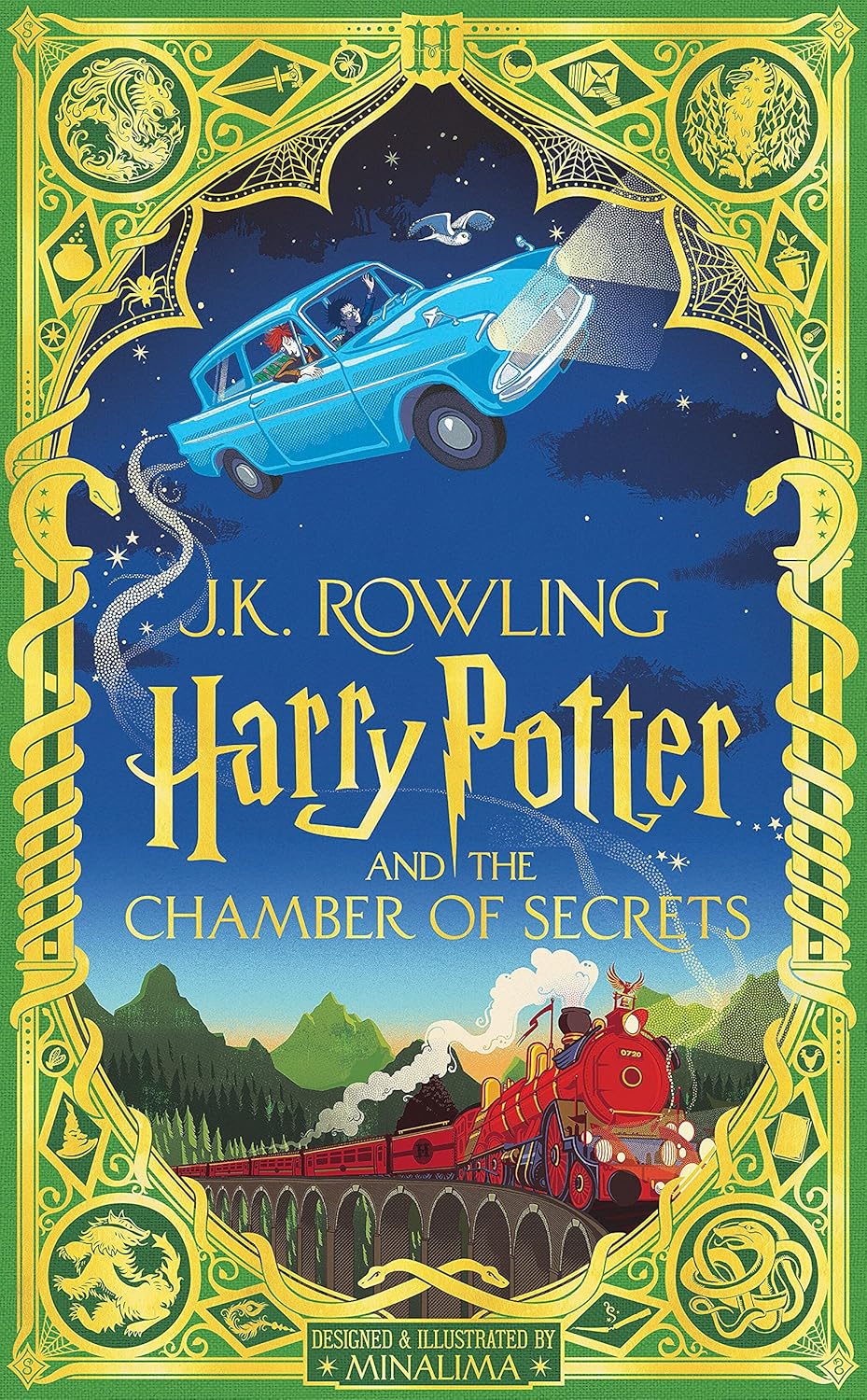 Harry Potter and the Chamber of Secrets (Harry Potter, Book 2) (MinaLima Edition) (Interactive Illustrated Edition) by J. K. Rowling