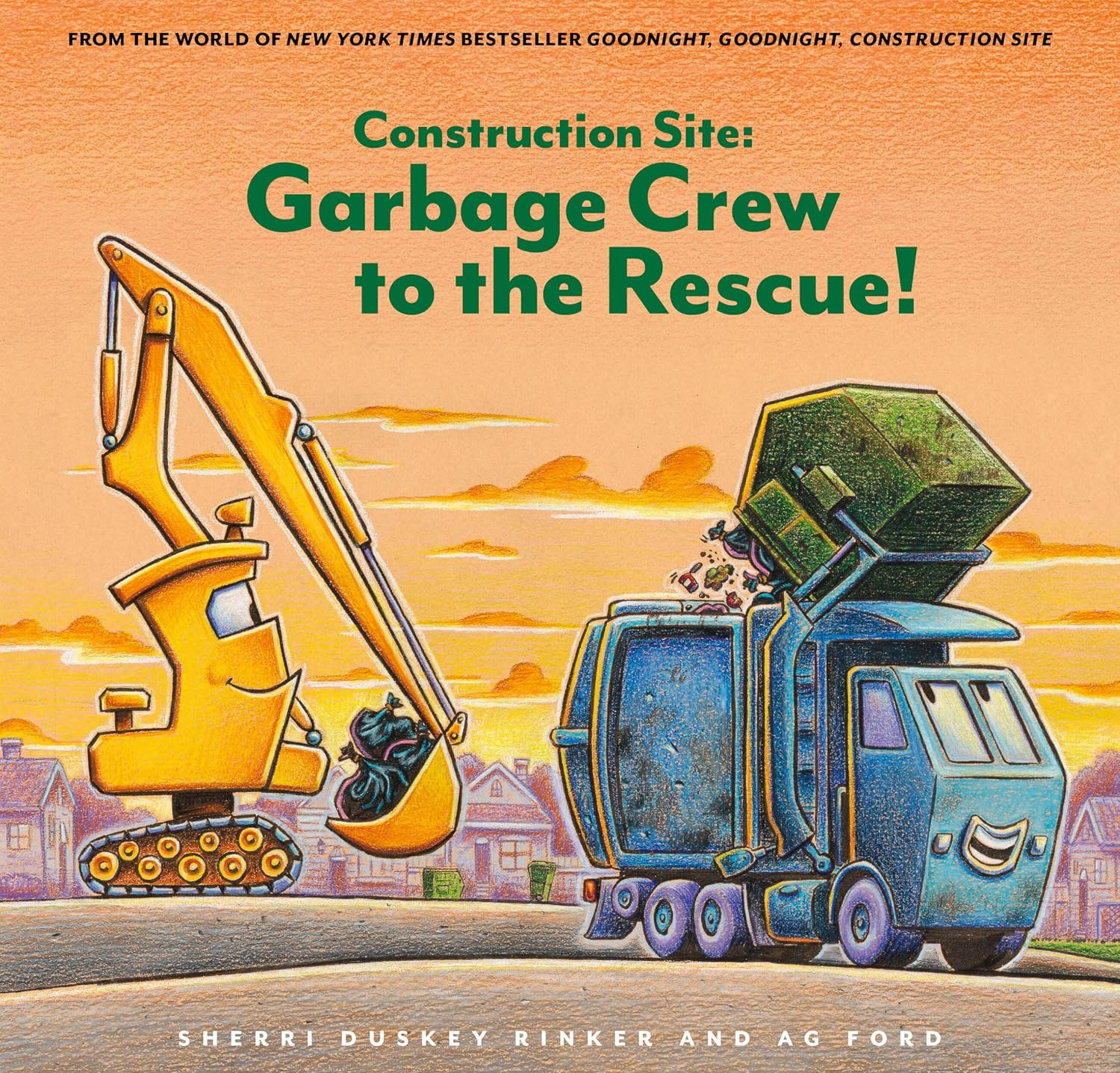 Construction Site: Garbage Crew to the Rescue! (Goodnight Construction Site) by Sherri Duskey Rinker