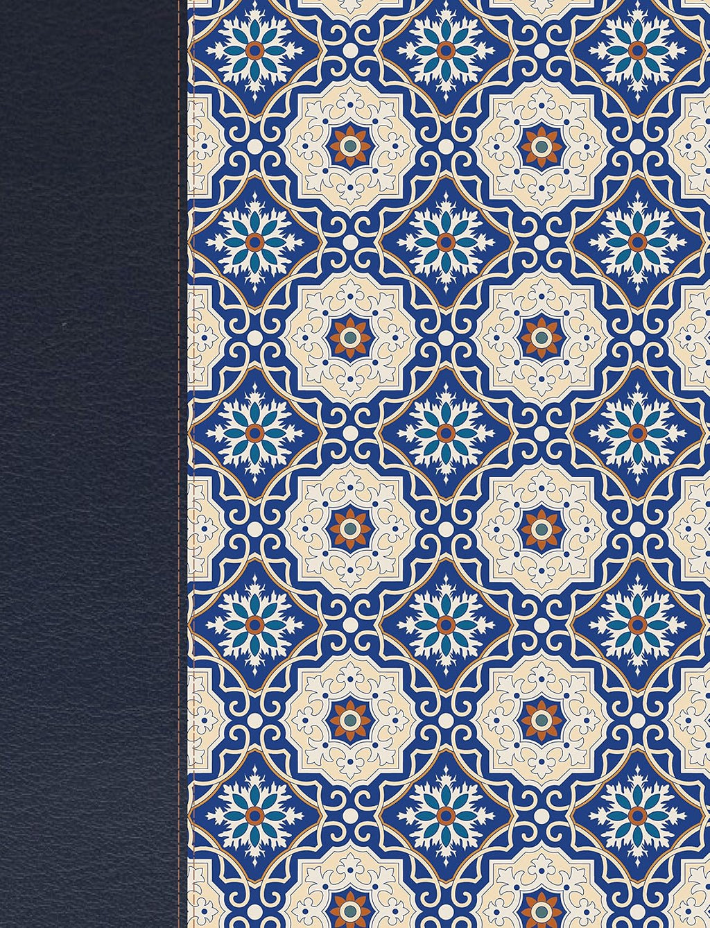 Biblia Reina Valera 1960 de apuntes. Letra grande, piel fabricada y mosaico crema y azul / NoteTaking Bible RVR 1960. Large print, Cloth over Board, Cream and Blue (Spanish Edition) by B&H Español Editorial Staff