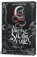 BestBuyBook A Foretale of Silver Fables book cover featuring a coiled snake with blood accents on a black background.