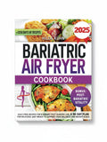 BestBuyBook Bariatric Air Fryer Cookbook by Hilda Kuhn featuring a 28-day meal plan for post-surgery wellness.