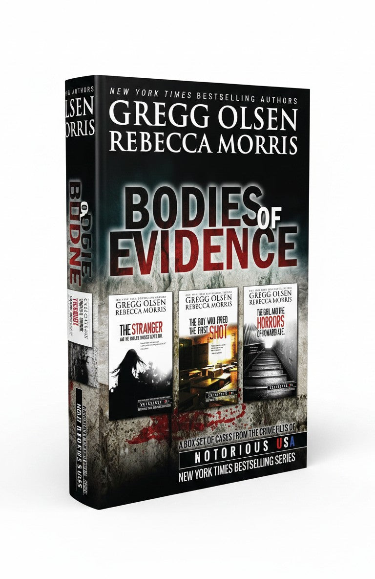 BestBuyBook Bodies of Evidence true crime book box set by Gregg Olsen and Rebecca Morris on a white background