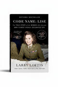 BestBuyBook cover of Code Name: Lise by Larry Loftis featuring a vintage photo of a female WWII spy in uniform.