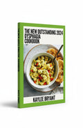 BestBuyBook The New Outstanding 2024 Dysphagia Cookbook by Kaylee Bryant featuring a bowl of soft scrambled eggs.