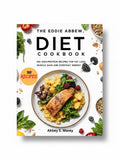 BestBuyBook The Eddie Abbew Diet Cookbook featuring a healthy salmon and potato meal with fitness-inspired graphics