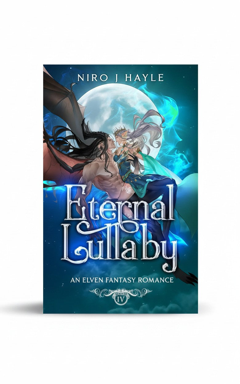 BestBuyBook Eternal Lullaby book cover featuring an elven fantasy romance illustration with a vampire and elf.