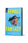BestBuyBook Female Fantasy novel by Iman Hariri-Kia featuring a blue cover with a torn paper effect revealing a merman illustration.