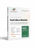 BestBuyBook Fuel Like a Runner cookbook cover featuring 100+ whole-food recipes and the 90/10 nutrition method guide.