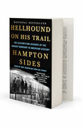 BestBuyBook paperback edition of Hellhound on His Trail by Hampton Sides featuring a black and white cover design.