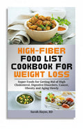 BestBuyBook High-Fiber Food List Cookbook for Weight Loss by Sarah Hayes RD featuring healthy recipe photography