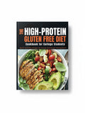 BestBuyBook cookbook cover featuring a bowl of grilled chicken, avocado, and tomato salad for college students.