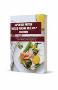 BestBuyBook Super High Protein cookbook featuring a healthy avocado and egg breakfast toast on the cover