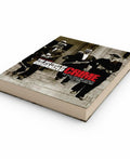 BestBuyBook The History of Organized Crime book cover featuring vintage black and white gangsters on stairs.