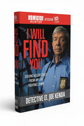 BestBuyBook I Will Find You book cover featuring Detective Joe Kenda in a blue shirt with a police badge.