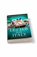BestBuyBook paperback cover of A Letter from Italy by Rose Alexander featuring vintage letters and blue flowers