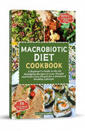 BestBuyBook Macrobiotic Diet Cookbook featuring 60 healthy recipes, meal plan, and journal for weight loss and muscle.