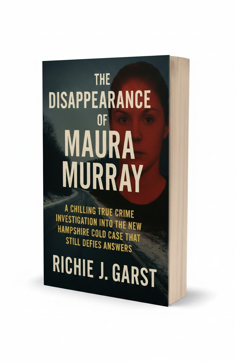 BestBuyBook paperback cover of The Disappearance of Maura Murray by Richie J. Garst featuring a dark road scene