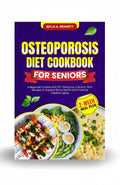 BestBuyBook Osteoporosis Diet Cookbook for Seniors featuring calcium-rich meal photography on a purple background.