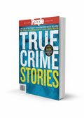 BestBuyBook PEOPLE True Crime Stories magazine edition featuring bold blue and yellow cover typography