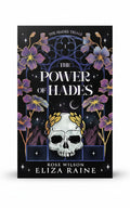 BestBuyBook The Power of Hades book cover featuring a skull with a gold laurel wreath and purple flowers on black